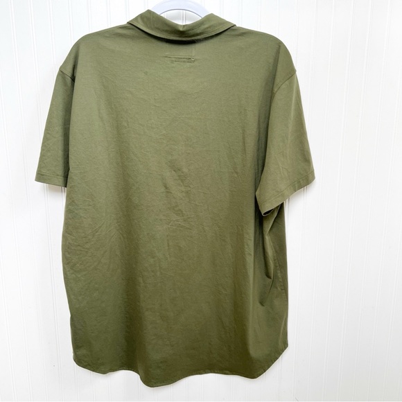 Bonobos Olive Green Short Sleeve Riviera Button Up Slim Fit Men’s Size XL - Picture 2 of 5